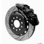 Wilwood 140-15892-D AERO6 Front Hat Kit 14.00 Black 2018-Up Jeep JL SRP w/Lines