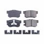 PowerStop 17-1086 PowerStop - Z17 Low-Dust Ceramic Brake Pads with Hardware