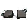 Raxiom J134141-JL 18-23 Jeep Wrangler JL Moab Rubicon Sahara Axial LED Rear Bumper Reflector Lights- Smoked