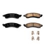 PowerStop 17-412 PowerStop - Z17 Low-Dust Ceramic Brake Pads with Hardware
