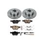 PowerStop KOE5156 OE Stock Replacement Low-Dust Ceramic Brake Pad and Rotor Kit