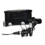 Wilwood 261-13270-BK HV Tandem M/C Kit w L/H Bracket & Prop Valve - 1 1/8in Bore Black