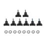 Kentrol 1997 Jeep Wrangler TJ-02 Hardtop Screws - Textured Black