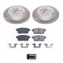 PowerStop SC5877 Semi-Coated Rotor and Low-Dust Ceramic Brake Pad Kit