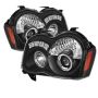 SPYDER 5070166 Projector Headlights - LED Halo - Black