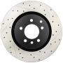 Stoptech 127.22011L Slotted & Drilled Sport Brake Rotor