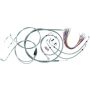 Burly Brand B30-1089 Control Kit 16in - Stainless Steel