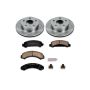 PowerStop KOE4787 OE Stock Replacement Low-Dust Ceramic Brake Pad and Rotor Kit