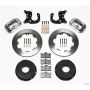 Wilwood 140-3722-P Forged Dynalite P/S Rear Kit Polished Big Ford 2.36in Offset Currie Blank