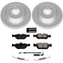 PowerStop CRK868 Genuine Geomet Coated Rotor and Carbon-Fiber Ceramic Brake Pad Kit