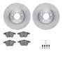Dynamic Friction 6612-80019 Rotor Kit