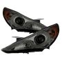 SPYDER 5080899 Projector Headlights - Version 2 - Light Bar DRL - Chrome