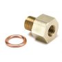 AutoMeter 2266 FITTING, ADAPTER, METRIC, M12X1 MALE TO 1/8