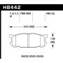 Hawk Performance HB442D.496 ER-1 Disc Brake Pad