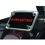 Kuryakyn 9166 License Frame & Backing Plate Set 4in X 7in Chrome