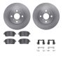 Dynamic Friction 6512-91009 Rotor Kit