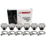 Wiseco K680M9558AP Piston Set, Nissan, VR38DETT, 95.58 mm Bore, Sport Compact, Set of 6