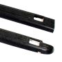 Westin 2007-2013 GMC Sierra 1500 Crew/Extended Cab 5.8 ft Bed Wade Bedcaps Ribbed w/Holes - Black