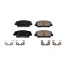 PowerStop 17-1827 PowerStop - Z17 Low-Dust Ceramic Brake Pads with Hardware