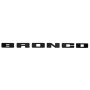 Ford Racing M-1447-BLMB 2021-2025 Bronco Grille Lettering Overlay Kit-Black