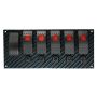 MOROSO MOR74193 Fiber Design Switch Panel - Black/Black