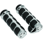 Kuryakyn 6228 Premium ISO Grips With Throttle Boss Throttle-By-Wire Chrome