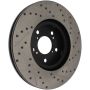 StopTech 07-08 Acura MDX SportStop Slotted & Drilled Right Front Rotor