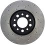 StopTech 15-17 Chrysler 200 / Jeep Renegade Sport Drilled Vented Right Front Rotor