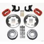 Wilwood 140-2117-R Forged Dynalite P/S Rear Kit Red Mopar-Dana 2.36in Offset