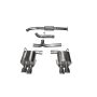 CORSA Performance 14857 Corsa 2015-2021 Subaru WRX Cat Back Exhaust Polished Quad 3.5in Tips Sport