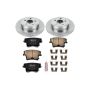 PowerStop KOE1719 OE Stock Replacement Low-Dust Ceramic Brake Pad and Rotor Kit