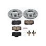 PowerStop KOE1236 OE Stock Replacement Low-Dust Ceramic Brake Pad and Rotor Kit