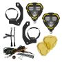KC HiLiTES 97149 KC FLEX ERA 3 LED DM SAE FOG 2-LIGHT MSTR KIT 10-24 JEEP JK JL JT WINCH BUMPER