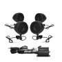 Boss Audio MCBK470B Systems Motorcycle Speaker Amplifier/ Bluetooth/ 3in Speakers 2 Pair- Black