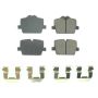 PowerStop 17-2221 PowerStop - Z17 Low-Dust Ceramic Brake Pads with Hardware