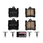 PowerStop Z23-876 PowerStop - Z23 Daily Driver Carbon-Fiber Ceramic Brake Pads with Hardware Kit