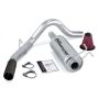 Banks Power 49137-B 99-04 Ford 6.8L Ext/Crew S/D Stinger System - SS Single Exhaust w/ Black Tip