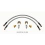 Wilwood 220-15263 Flexline Kit 18inch M10x1.50 IF 1/8-27 NPT 90 Degree