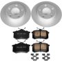 PowerStop CRK941 Genuine Geomet Coated Rotor and Carbon-Fiber Ceramic Brake Pad Kit