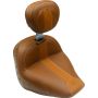 Mustang Motorcycle 79526MV Mustang 15-21 Indian Scout Standard Touring Solo Seat w/Driver Backrest w/Studs - Brown