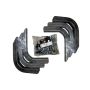 Lund 97-04 Dodge Dakota Quad Cab EZ Running Board Mounting Bracket Kit - Brite