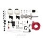 Wilwood 261-14391-P Remote Tandem M/C - 1.12in Bore - w/Bracket and Valve (Pushrod) - Polish