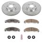 PowerStop K1419-26 Z26 Street Performance Ceramic Brake Pad and Drilled & Slotted Rotor Kit