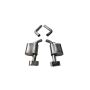 CORSA Performance 21021 Corsa 2015-2023 Dodge Challenger 6.4L V8 2.75in Dual Rear Exit Axle-Back Sport GTX2 Polished Tips