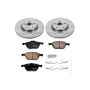 PowerStop KOE4575 OE Stock Replacement Low-Dust Ceramic Brake Pad and Rotor Kit