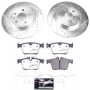 PowerStop K8109-36 Z36 Truck and SUV Carbon-Fiber Ceramic Brake Pad and Drilled & Slotted Rotor Kit