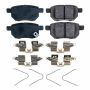 PowerStop 17-1423N PowerStop - Z17 Low-Dust Ceramic Brake Pads with Hardware