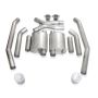 Stainless Works 05GTOTMCB 2005-06 GTO 3in Catback Chambered Mufflers X-Pipe