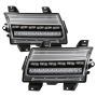 SPYDER 5086785 Full LED Front Bumper Lights - Sequential Signal - Black