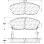 StopTech Performance 97-99 Acura CL / 94-97 Honda Accord Coupe / 90-97 Accord Sedan Front Brake Pad